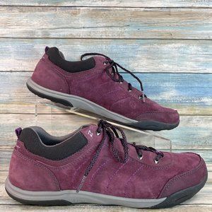 Eddie Bauer Sneakers Athletic Shoes Womens Size 10 Purple Suede Casual Walking